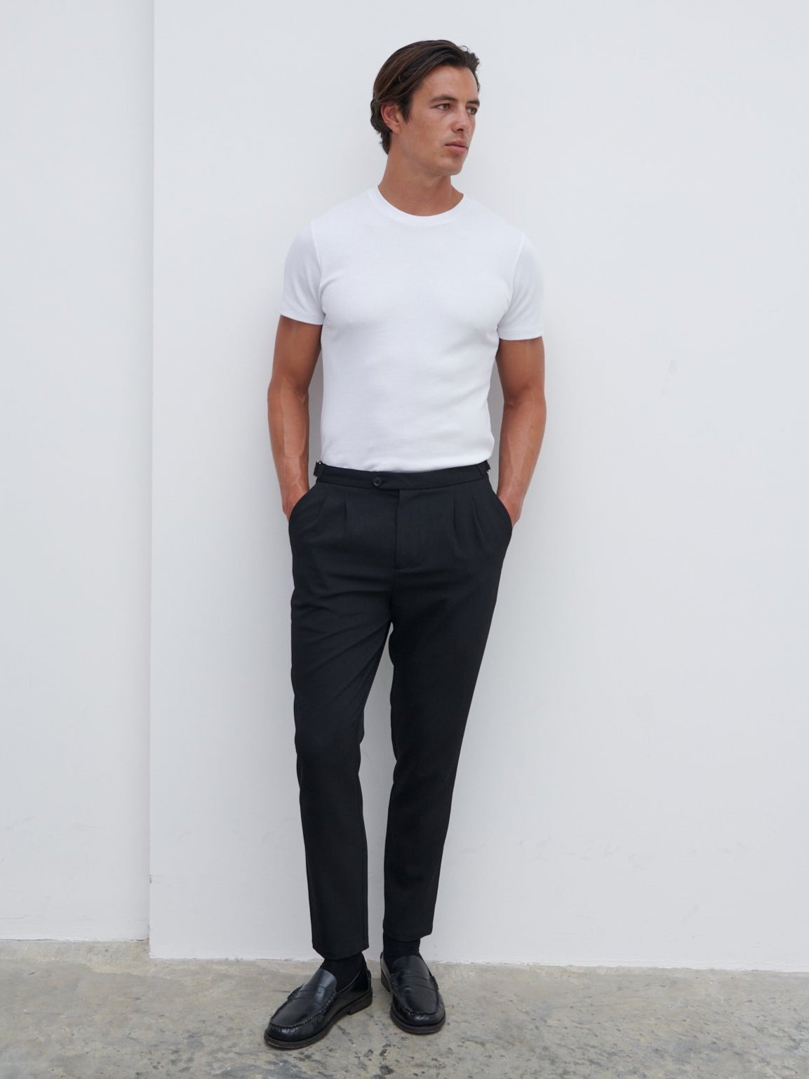 Axton Tailored Trousers - Black