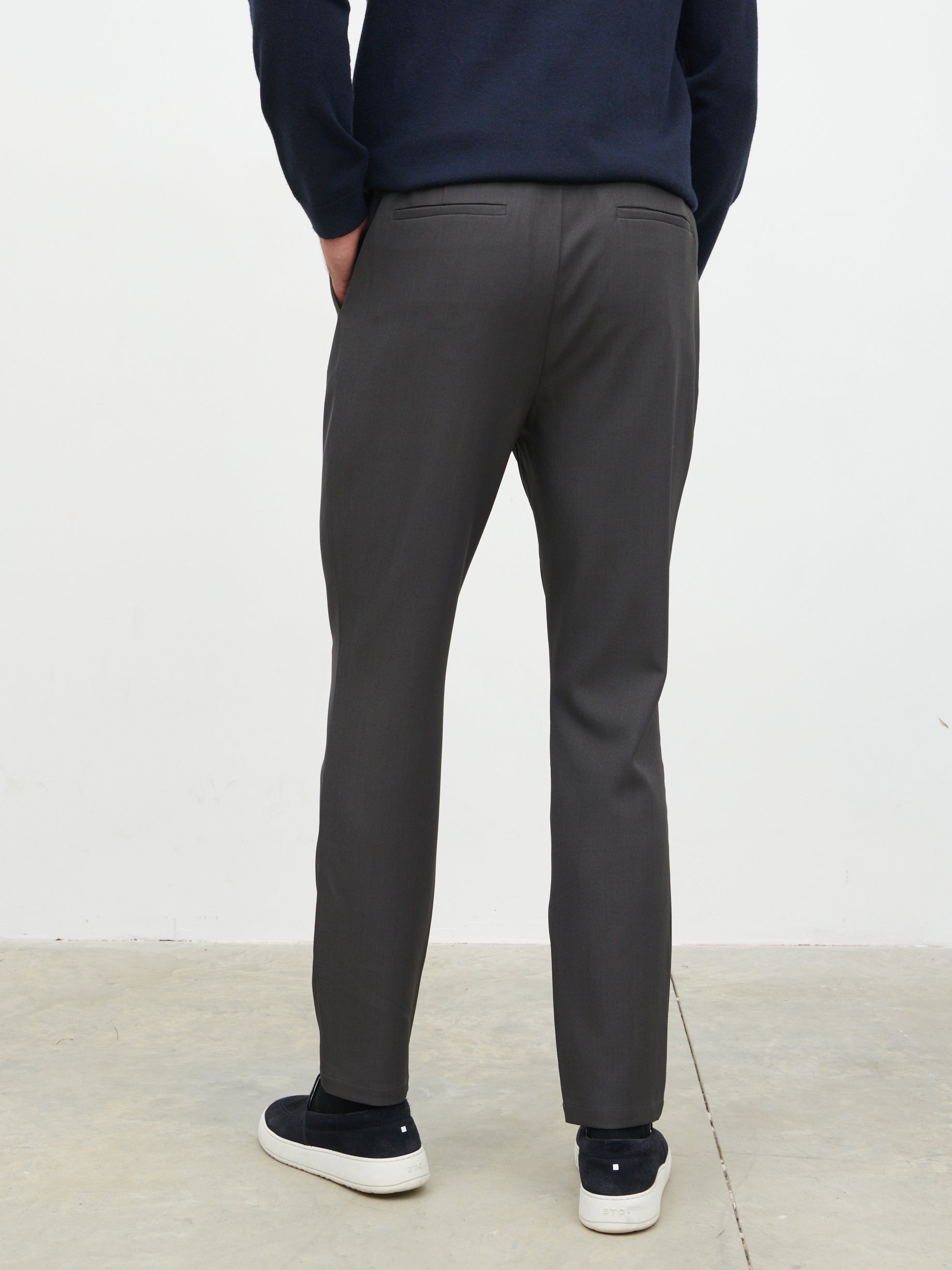 Axton Tailored Trousers - Charcoal