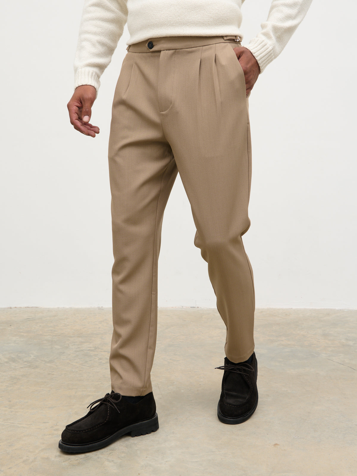 Axton Tailored Trousers Dark