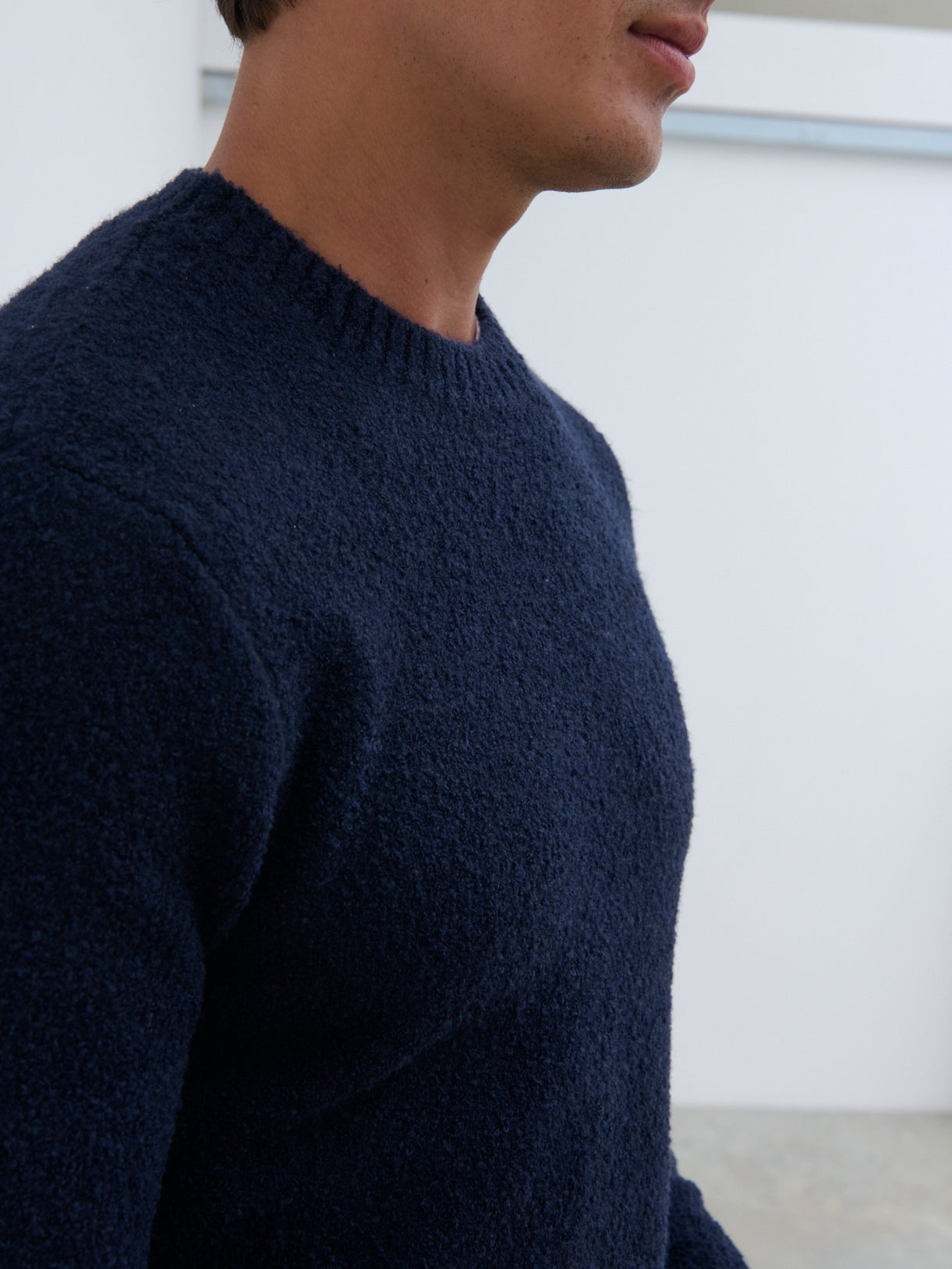 Cameron Crew Neck Jumper - Navy