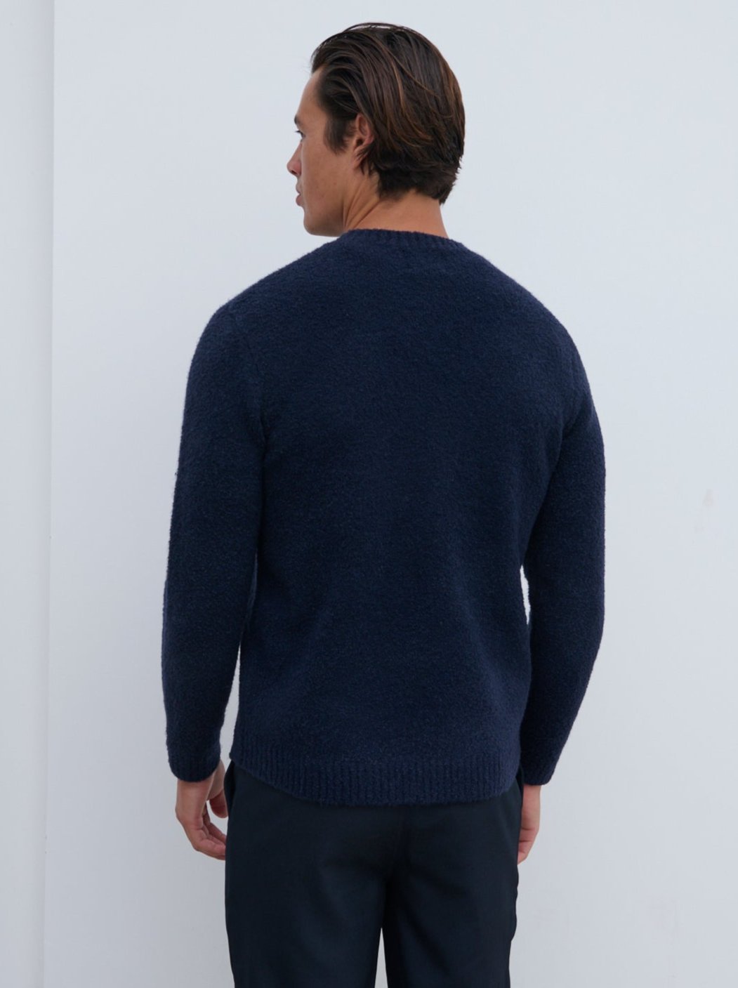 Cameron Crew Neck Jumper - Navy