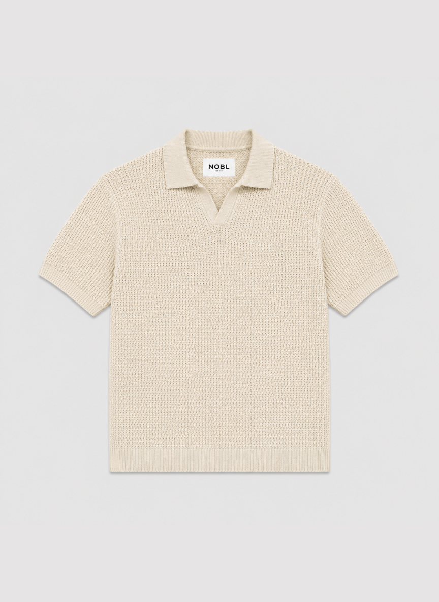 Charles Crochet Polo - Stone – Nobl