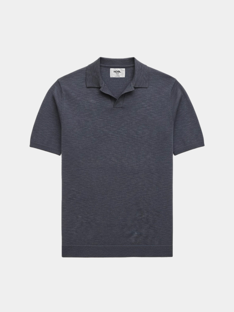 Drayo Open Work Knit Polo