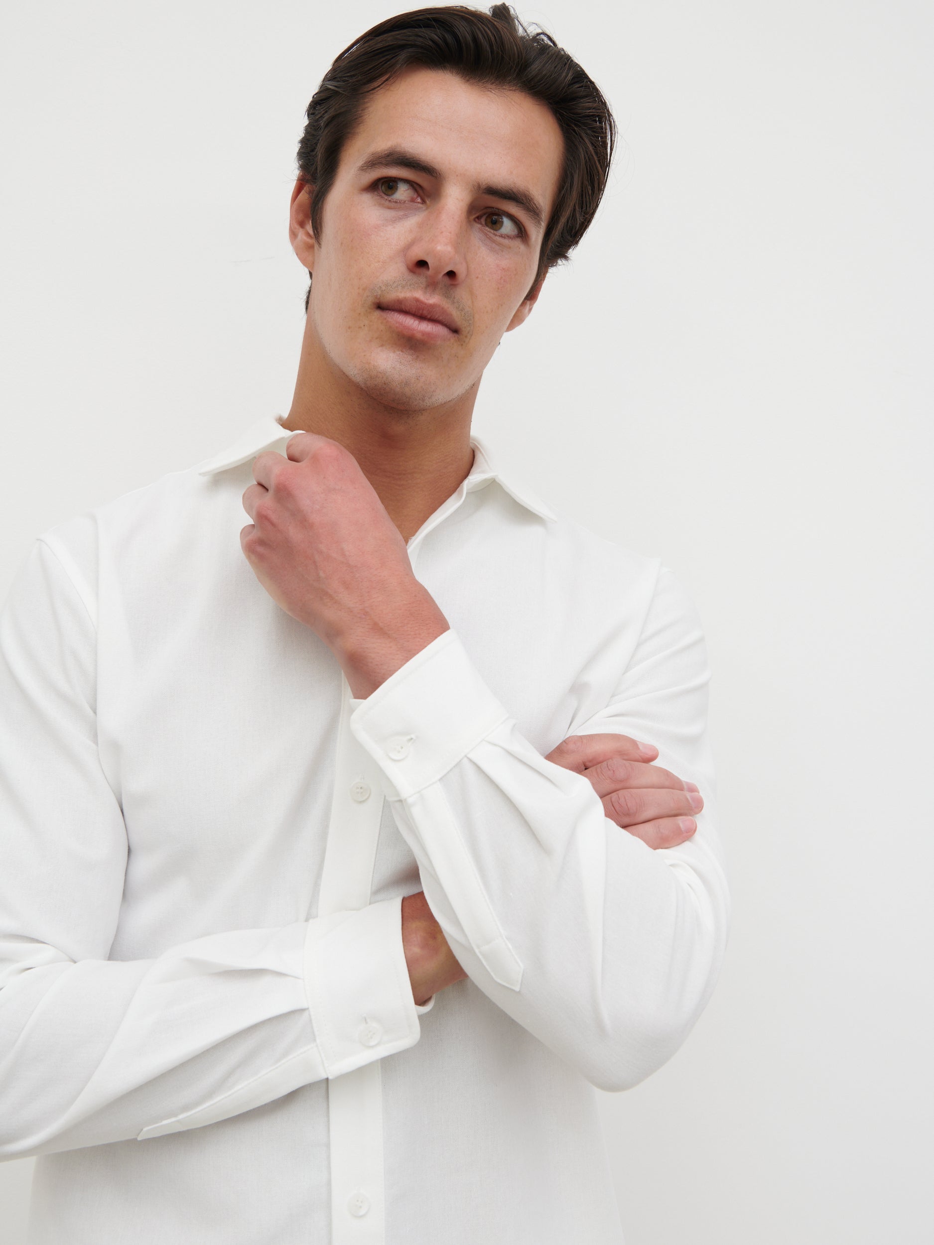 Easton Long Sleeve Shirt - White