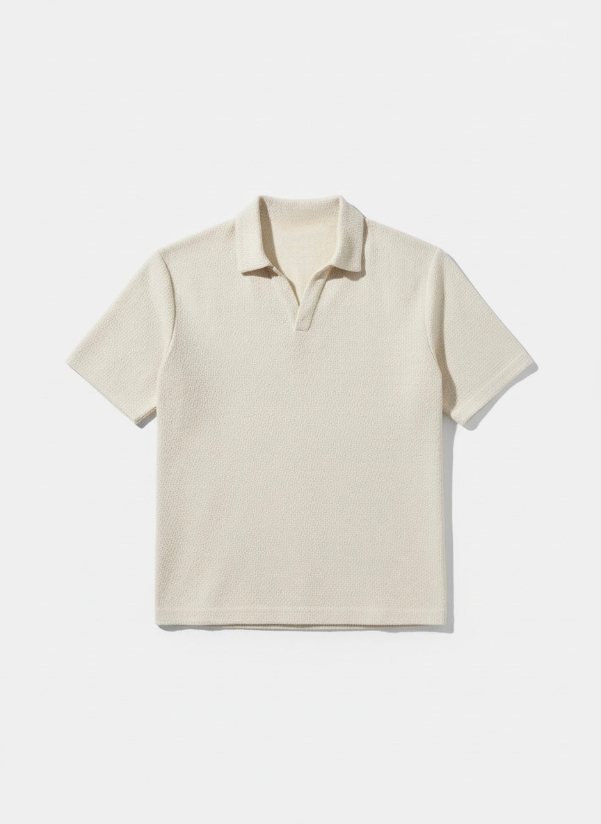 Alexander Textured Jersey Short Sleeve Shirt - Beige – Nobl Alexander Textured Jersey Short Sleeve Shirt - Beige – Nobl