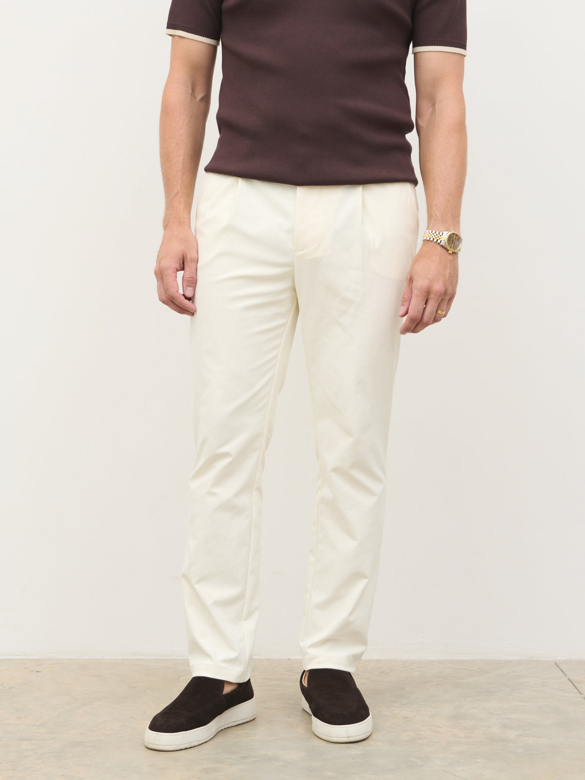 Grayson Smart Chino Trousers Light