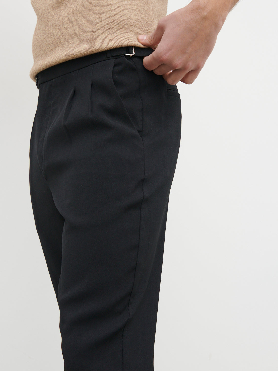 Henry Tailored Trouser - Black