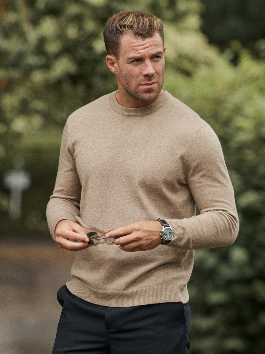 Jarrod Wool Jumper - Beige