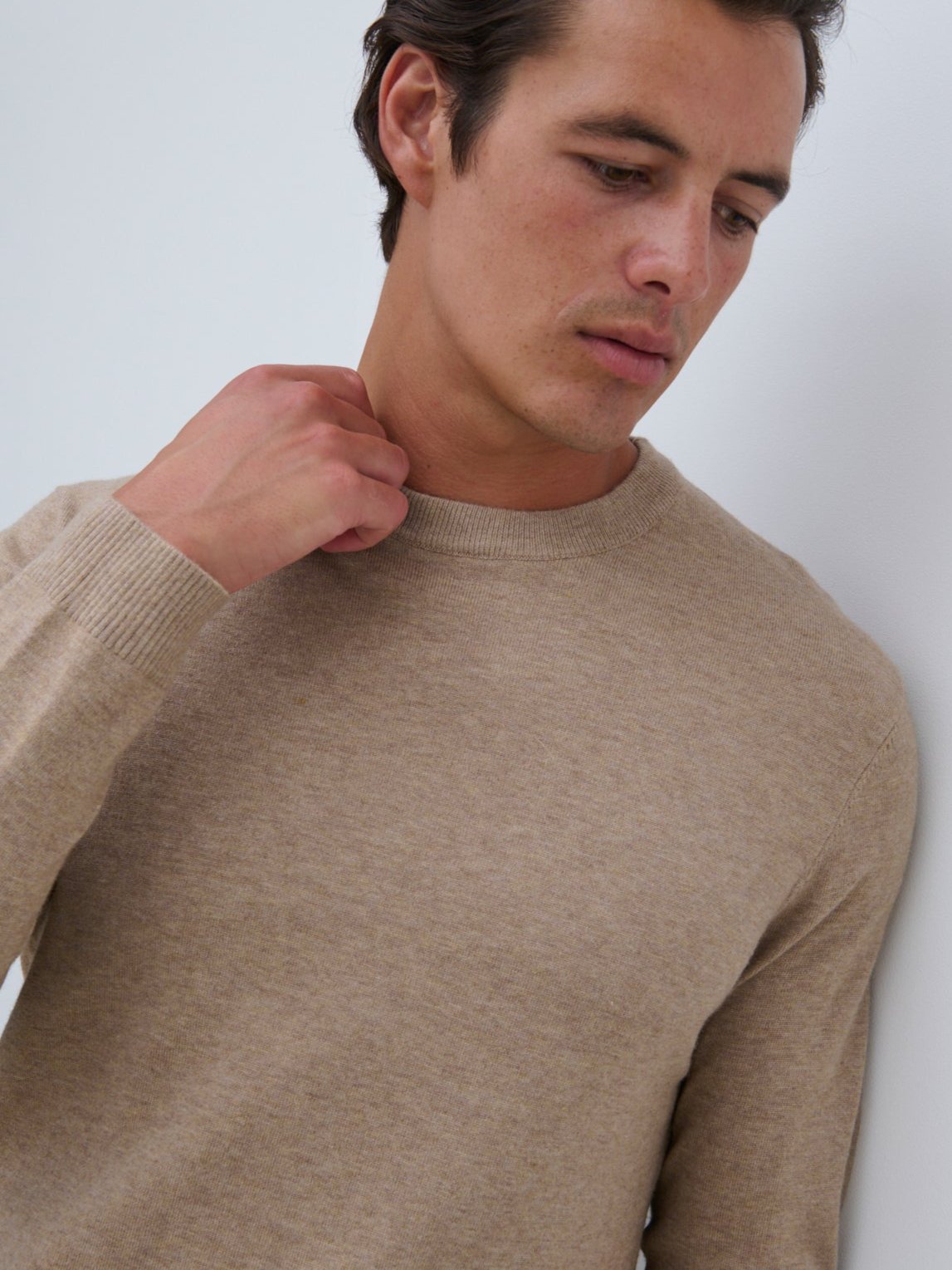 Jarrod Wool Jumper - Beige