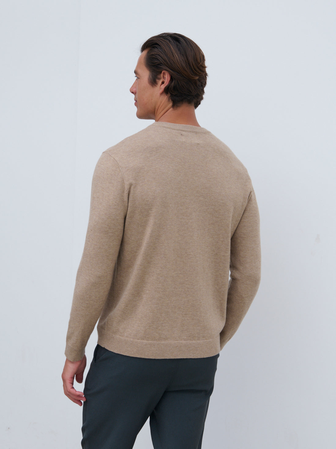 Jarrod Wool Jumper - Beige