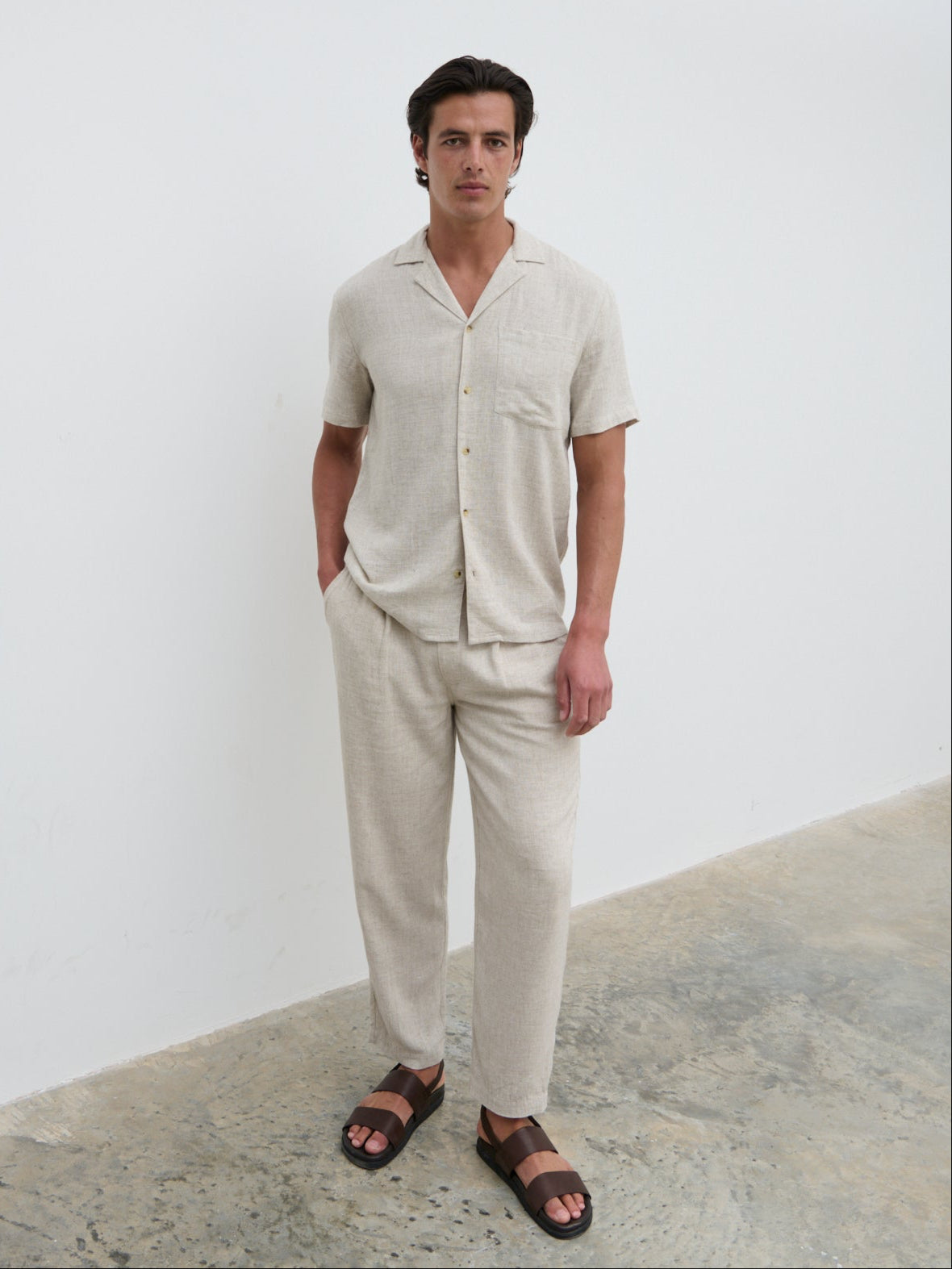 Jenson Linen Trousers - Natural