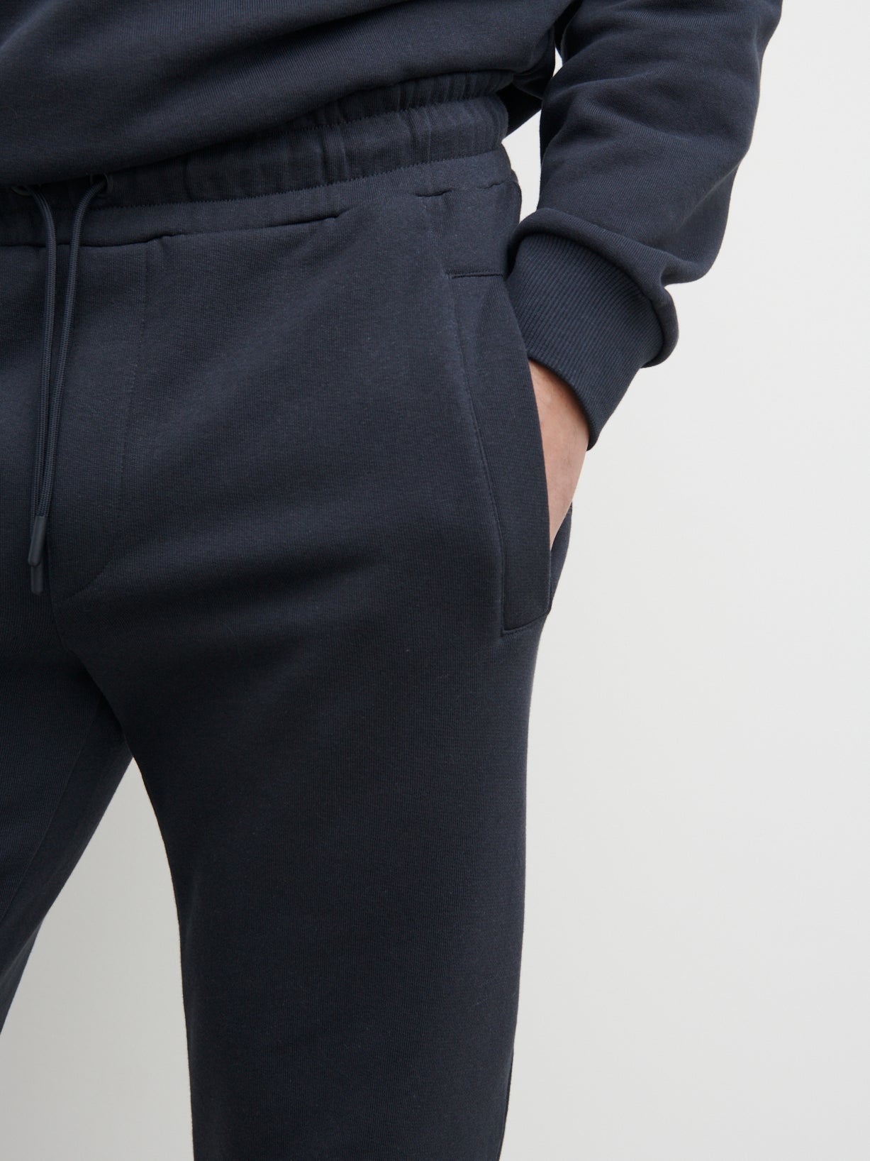 Sonny Relaxed Drawstring Joggers - Blue Graphite