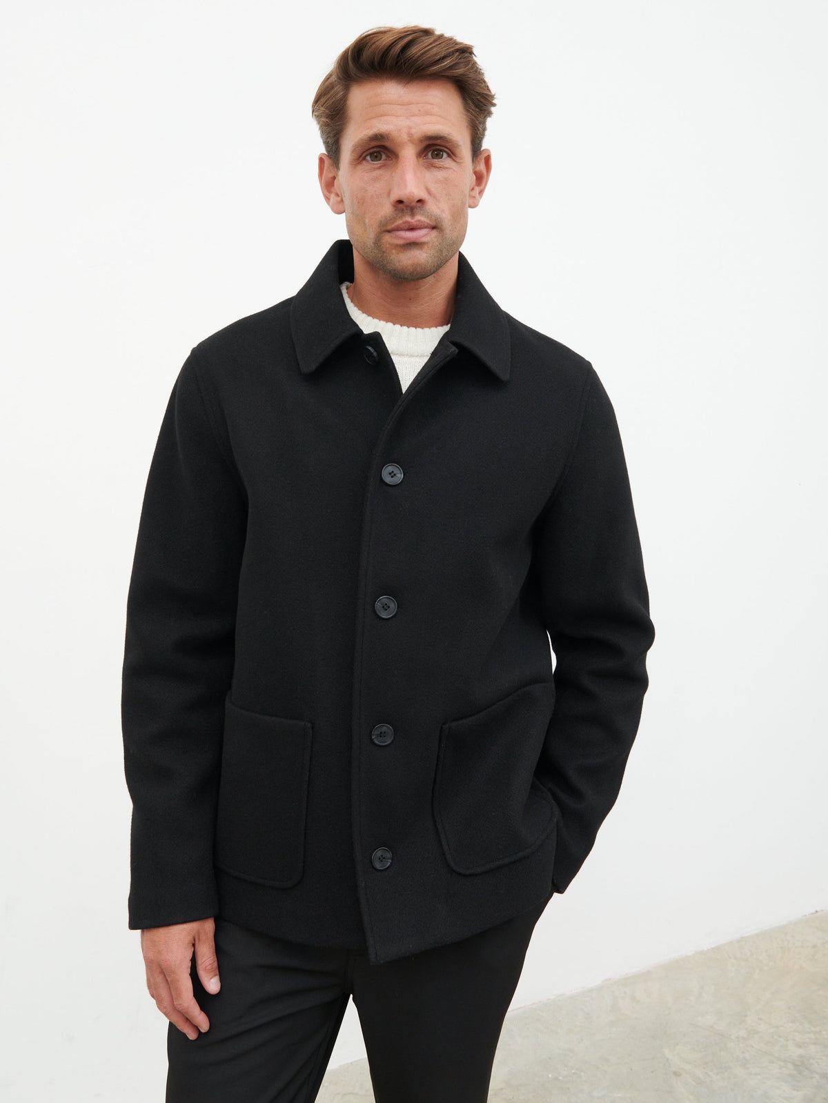 Jonah Felted Button Up Jacket