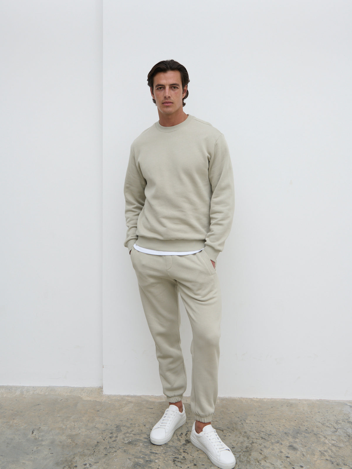 Joshua Cotton Sweatshirt Dark