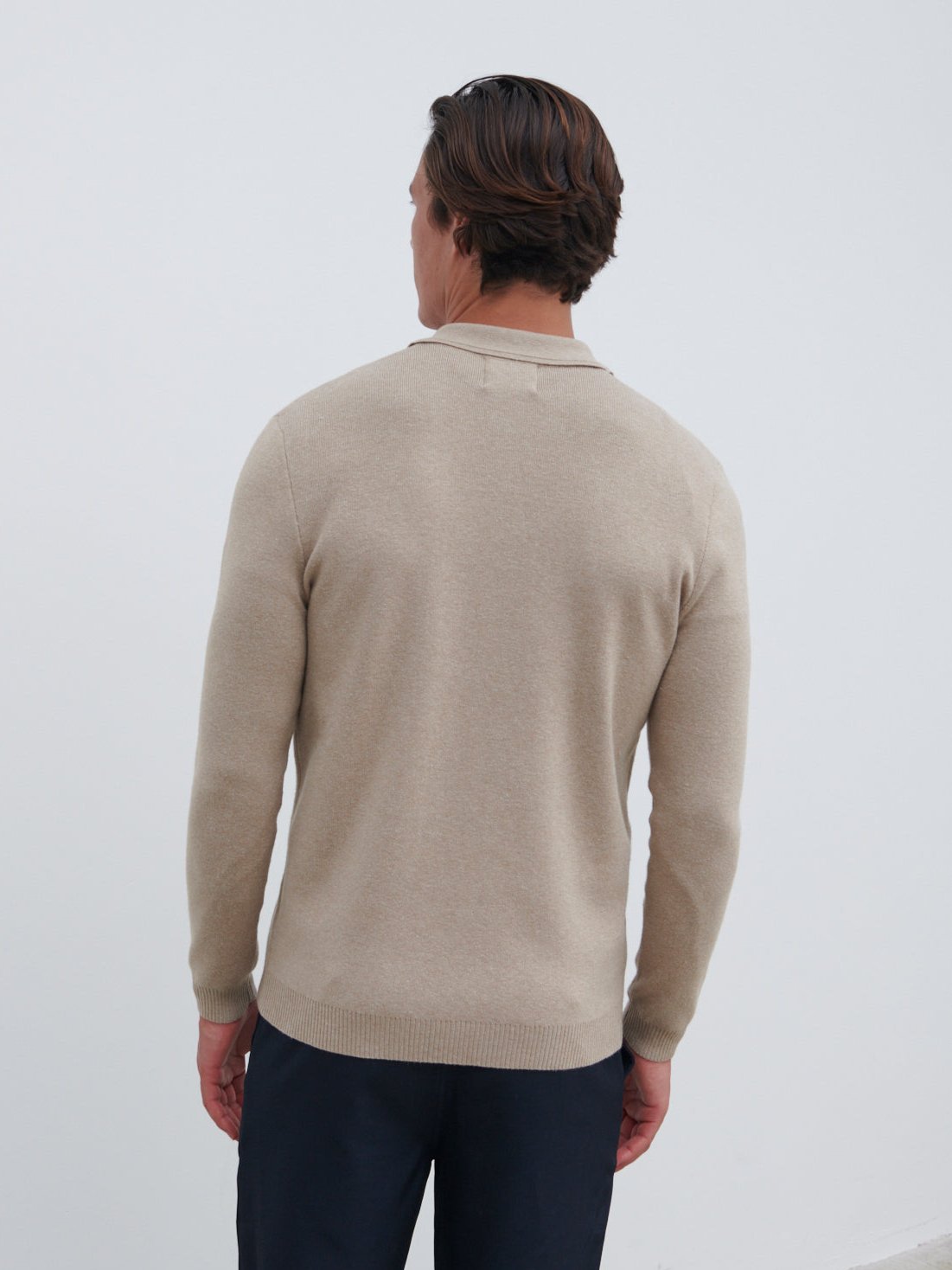 Koen Knitted Shirt - Oatmeal