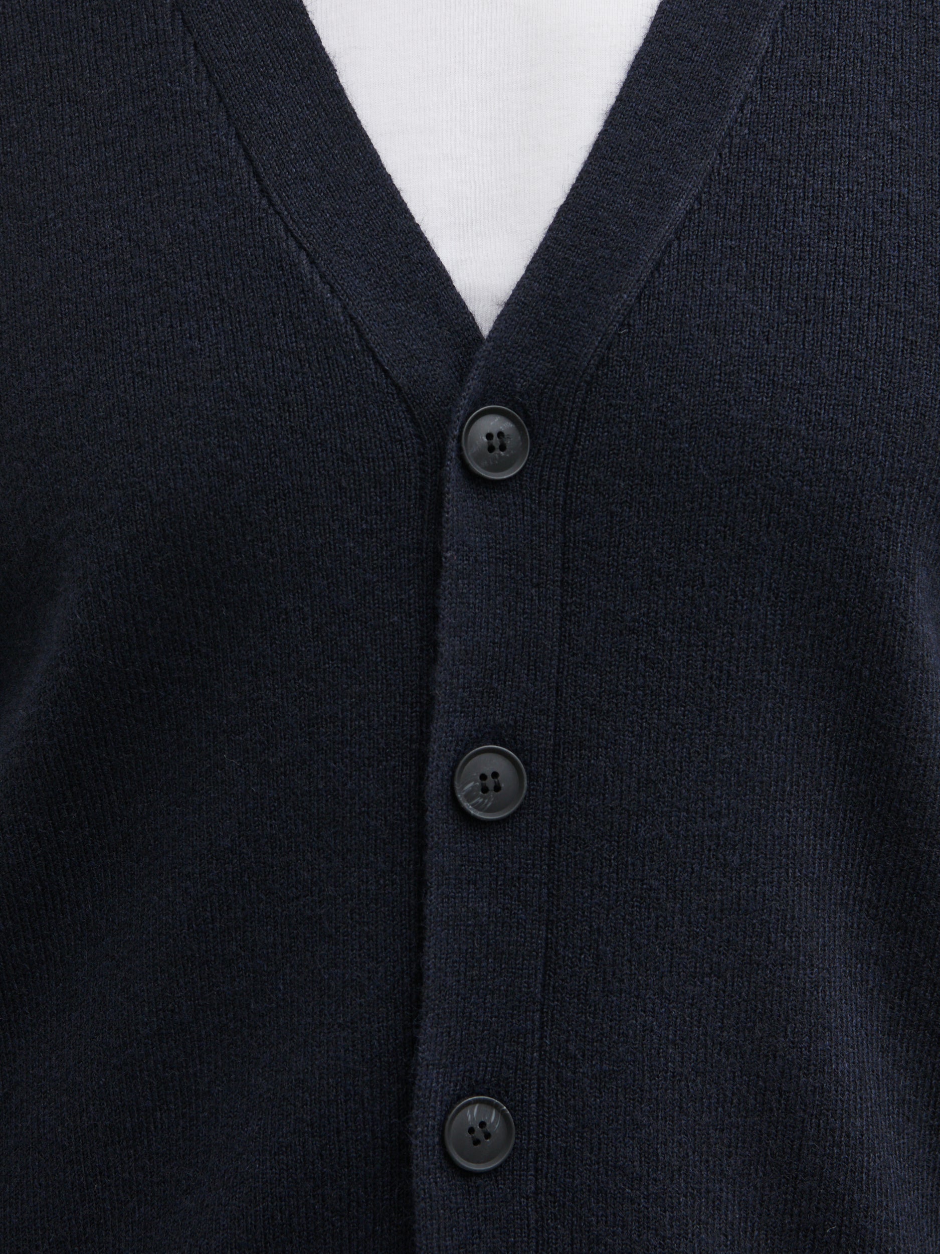 Louis Button Down Cardigan - Navy