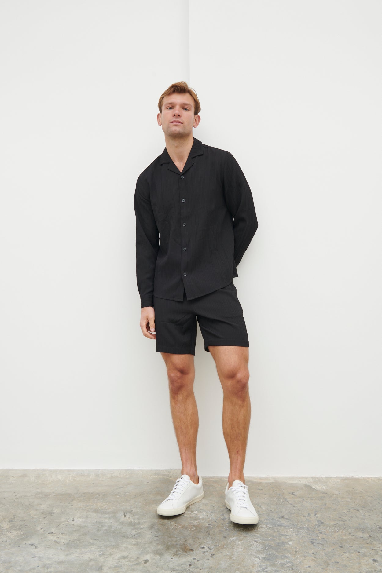 Noah Textured Shirt - Black