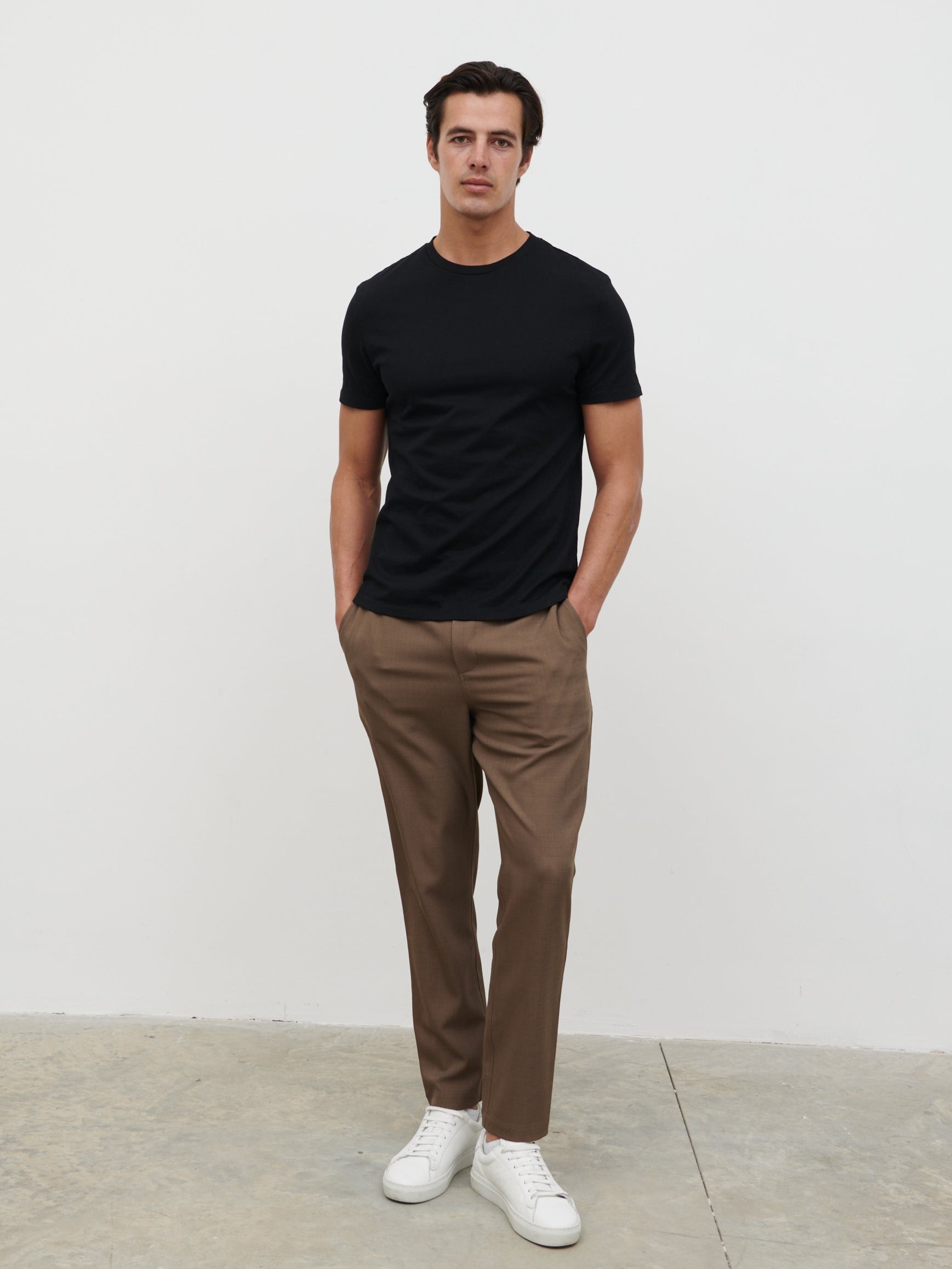 Rome Slim Fit T Shirt - Black