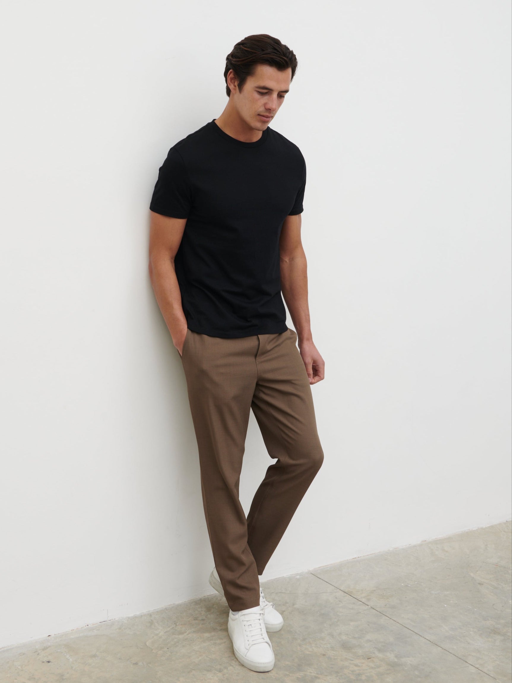 Rome Slim Fit T-Shirts 3 Pack - Black