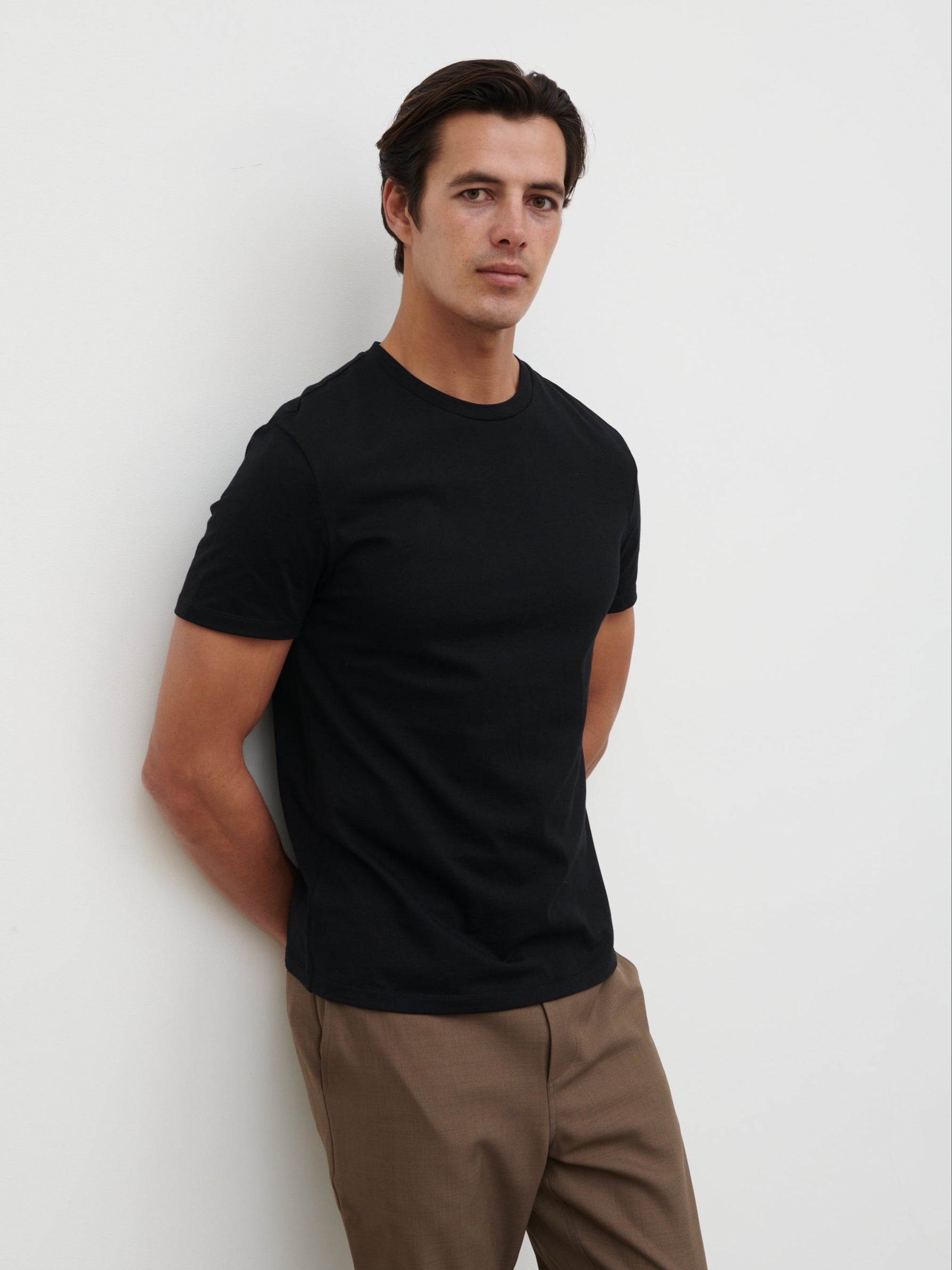 Rome Slim Fit T Shirt - Black