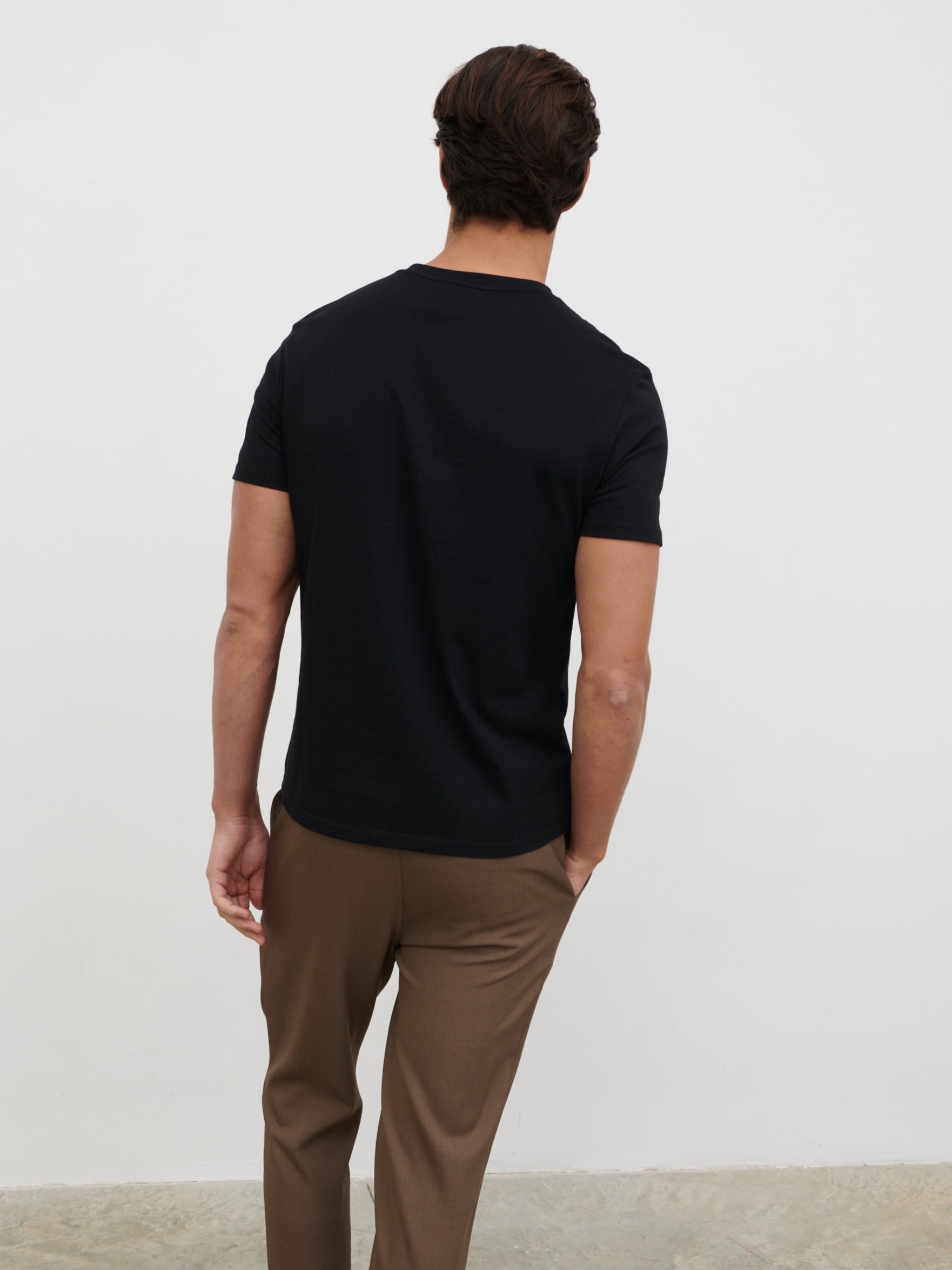 Rome Slim Fit T-Shirts 3 Pack - Black