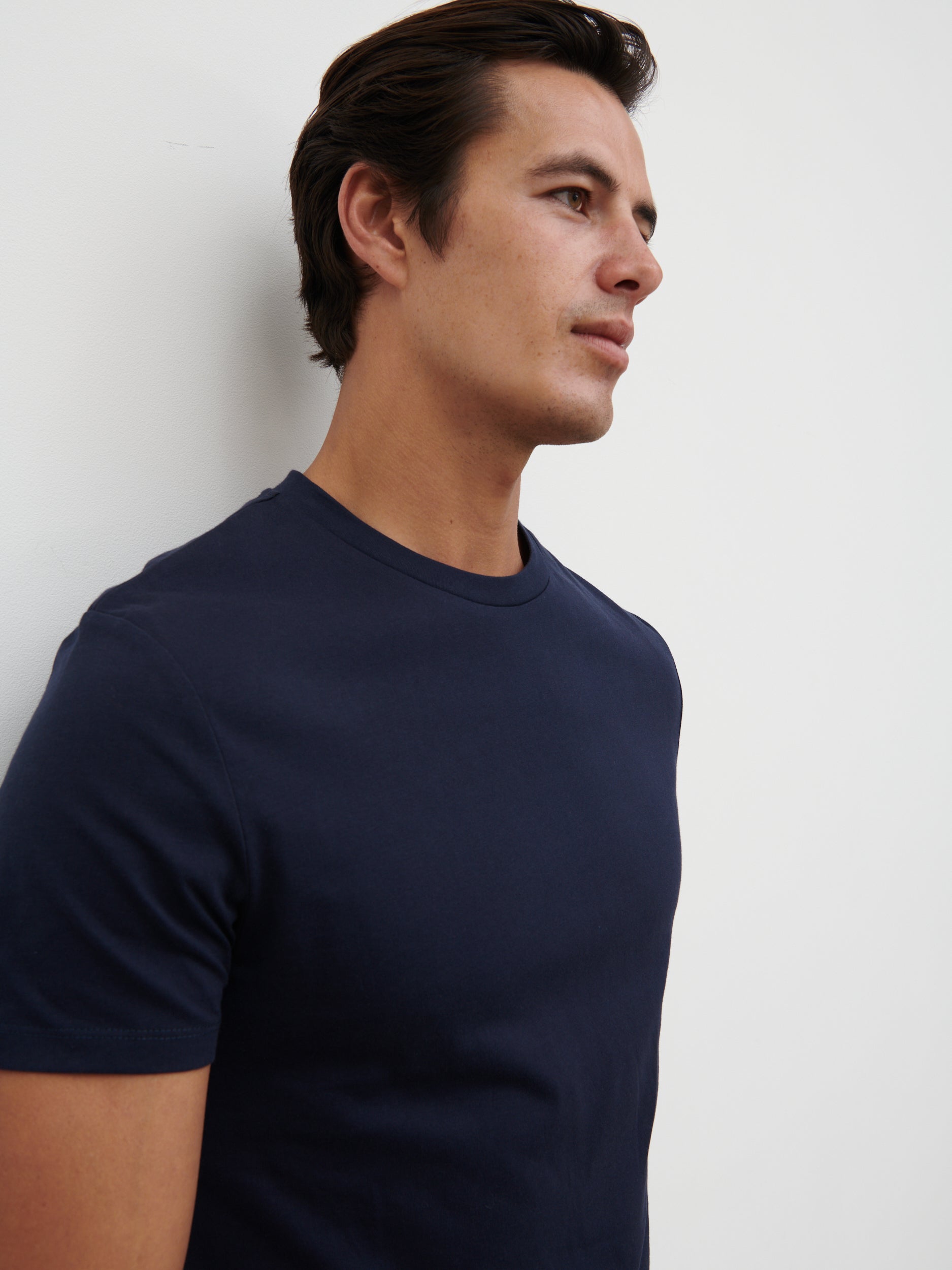 Rome Slim Fit T Shirt - Navy