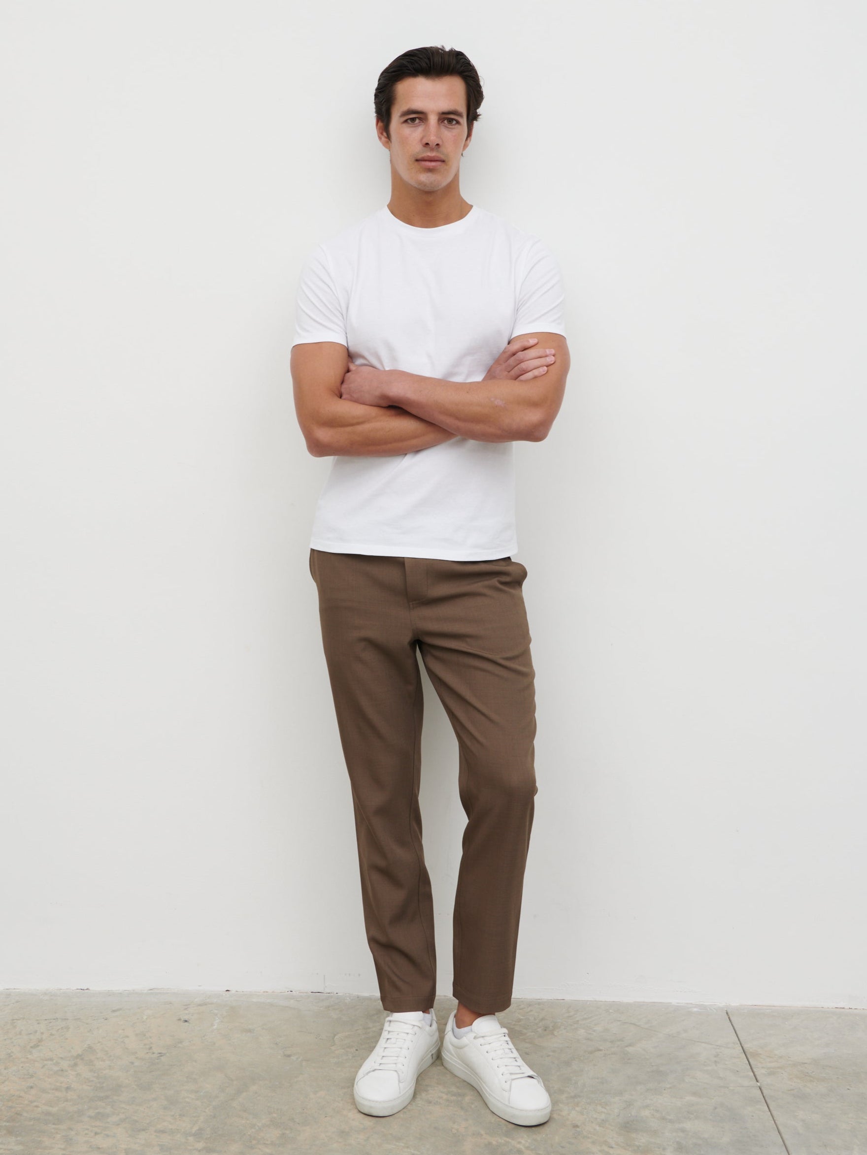 Rome Slim Fit T Shirt - White