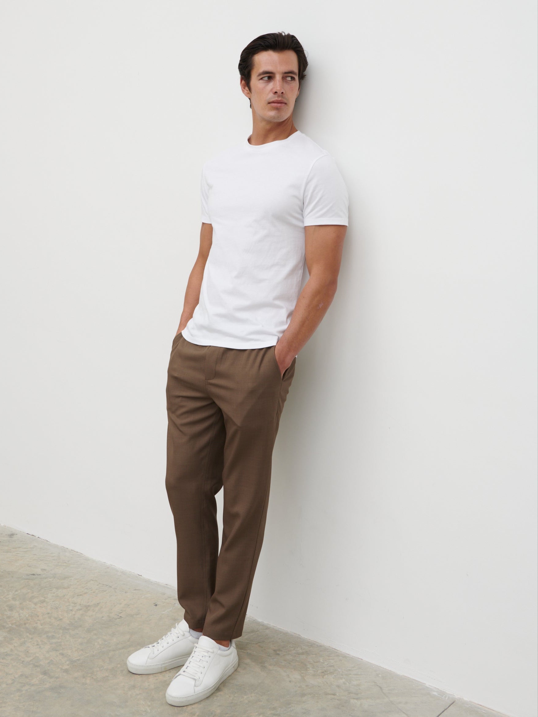 Rome Slim Fit T-Shirts 3 Pack - White