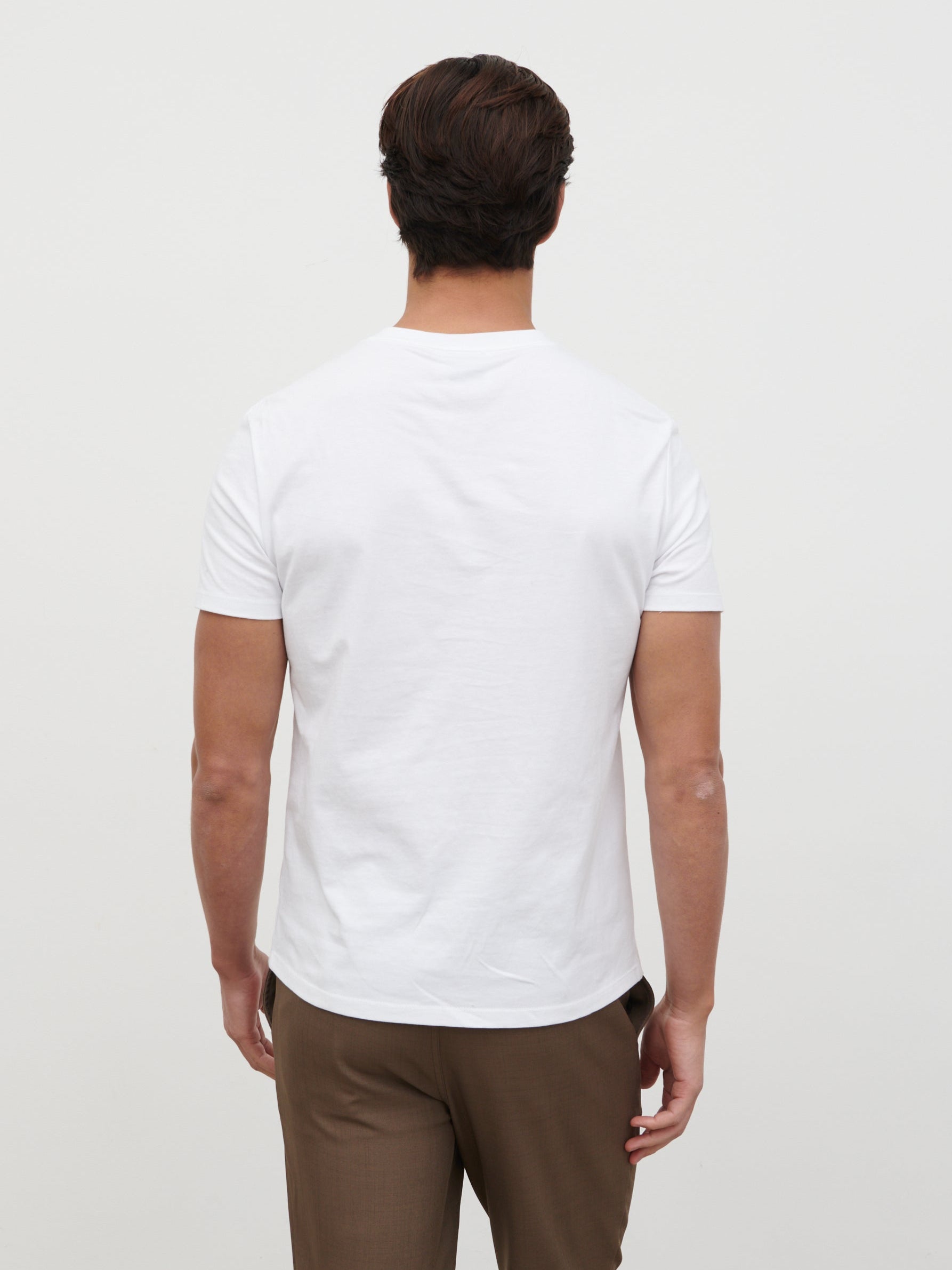 Rome Slim Fit T-Shirts 3 Pack - White