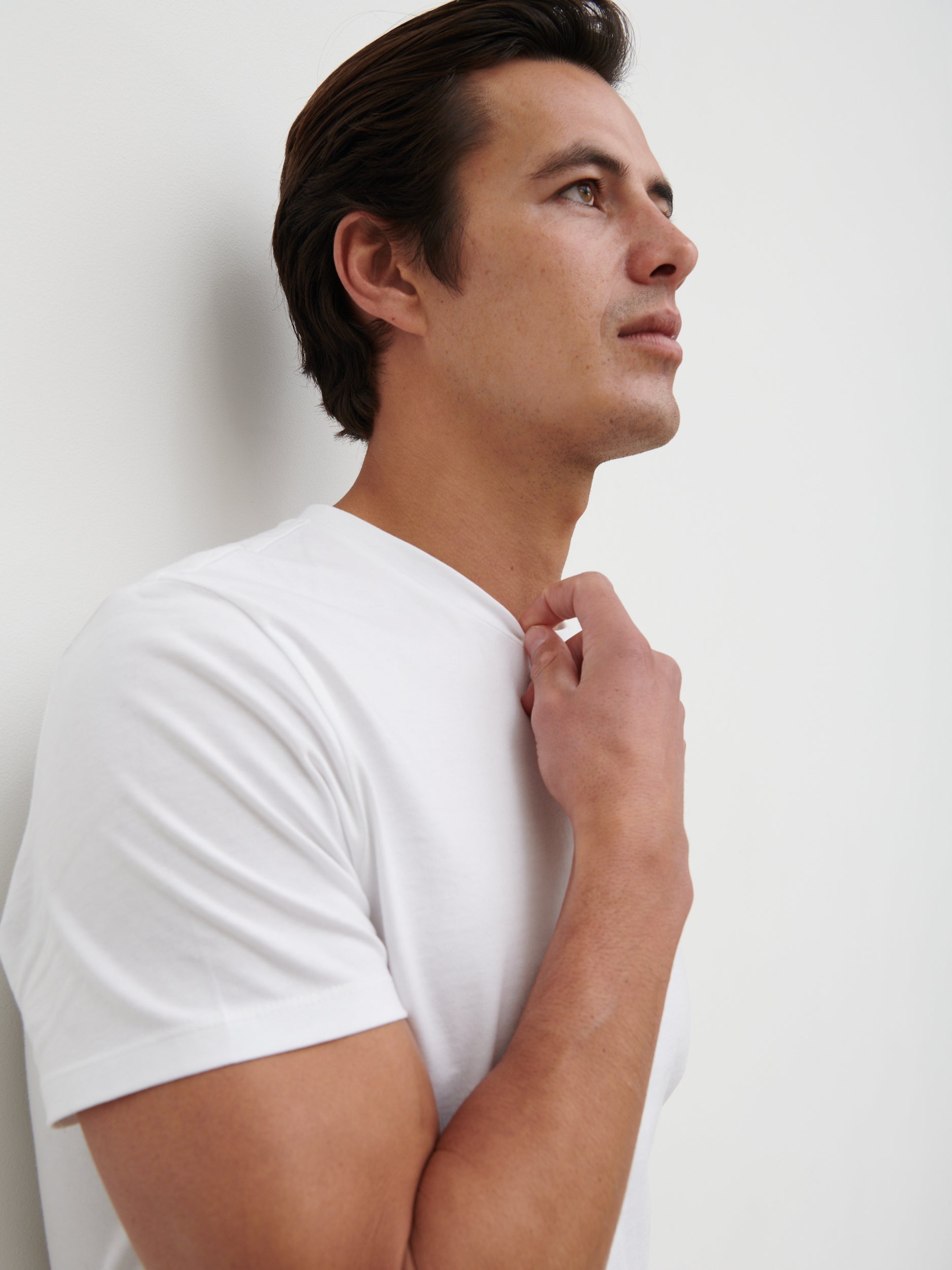 Rome Slim Fit T-Shirts 3 Pack - White