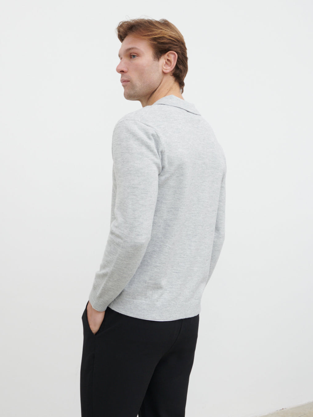 Ronnie Lightweight Knit Shirt - Grey