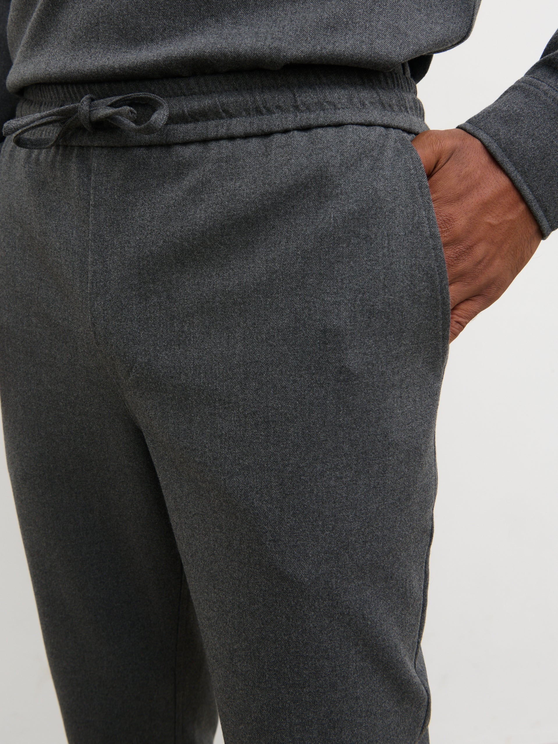 Theodore Drawstring Trousers - Charcoal – Nobl