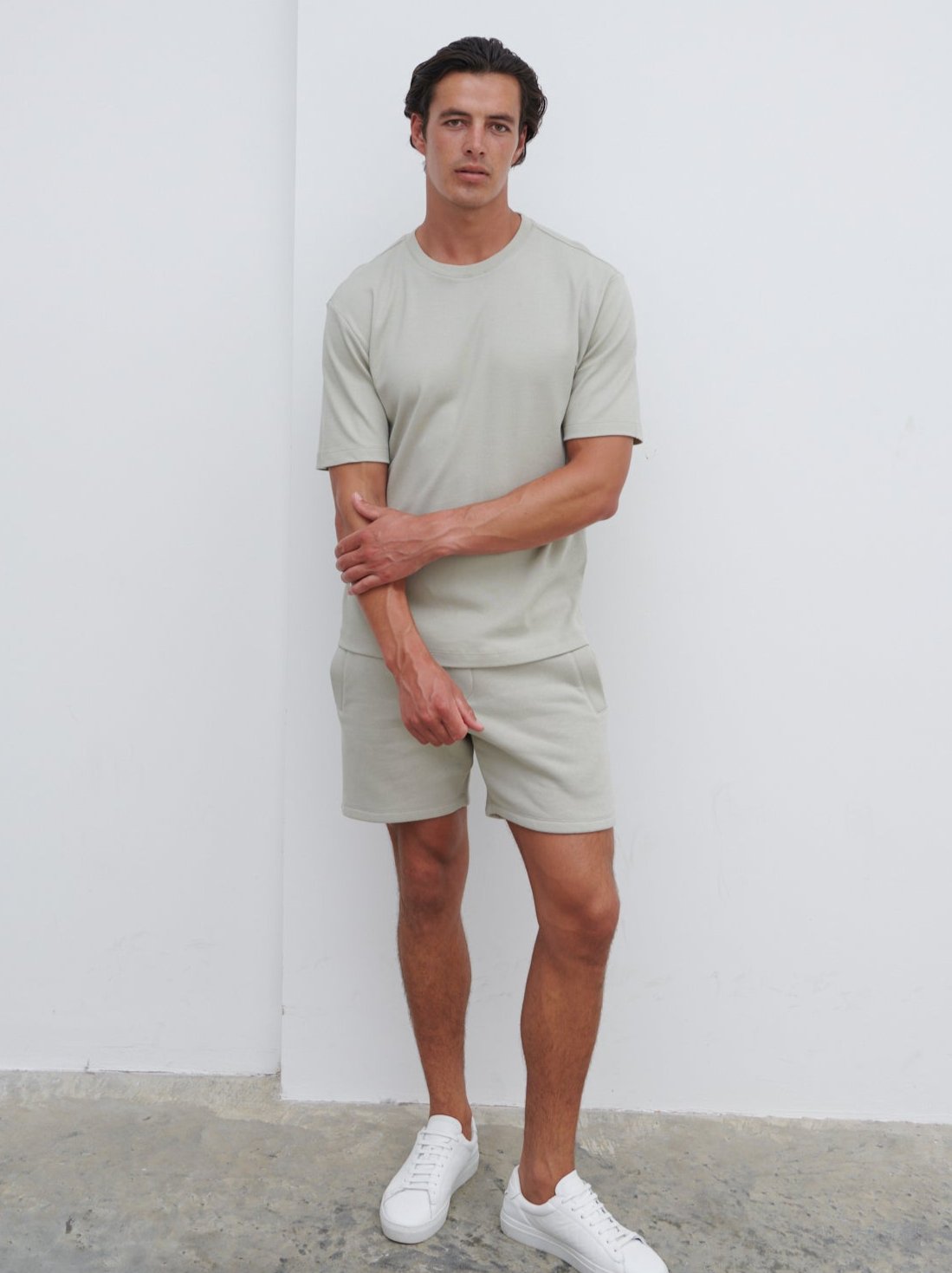 Tobias Relaxed Cotton T shirt Dark